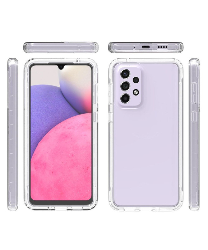 Coque Samsung Galaxy A33 5G transparent dégradé de couleur