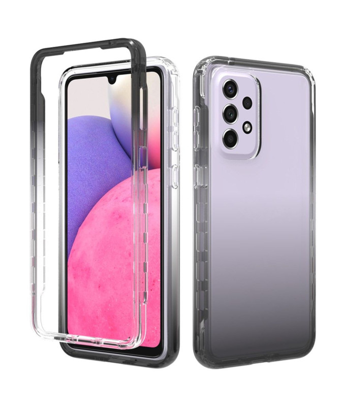 Coque Samsung Galaxy A33 5G transparent dégradé de couleur - photo 2