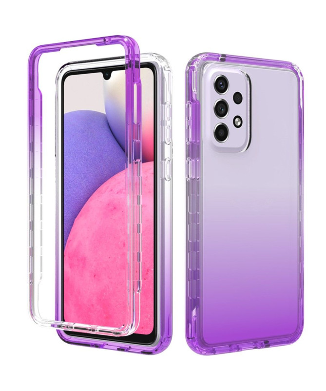 Coque Samsung Galaxy A33 5G transparent dégradé de couleur - photo 3