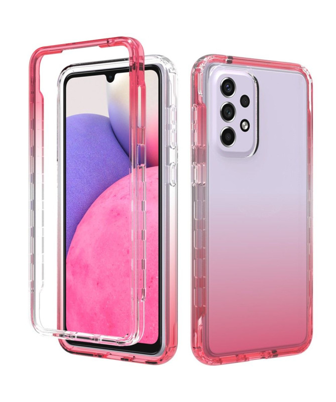 Coque Samsung Galaxy A33 5G transparent dégradé de couleur - photo 4