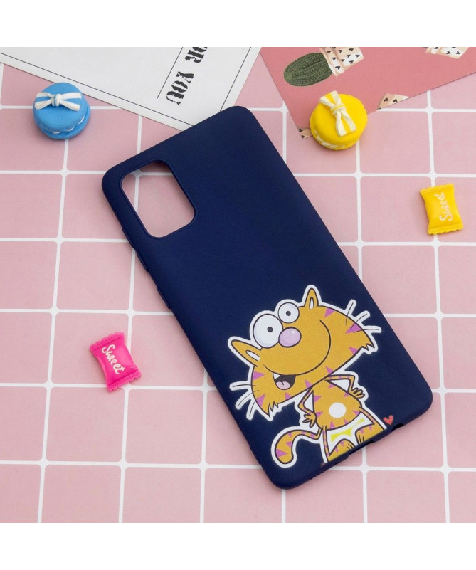 Coque Samsung Galaxy A33 5G Chat Cartoon à Lanière