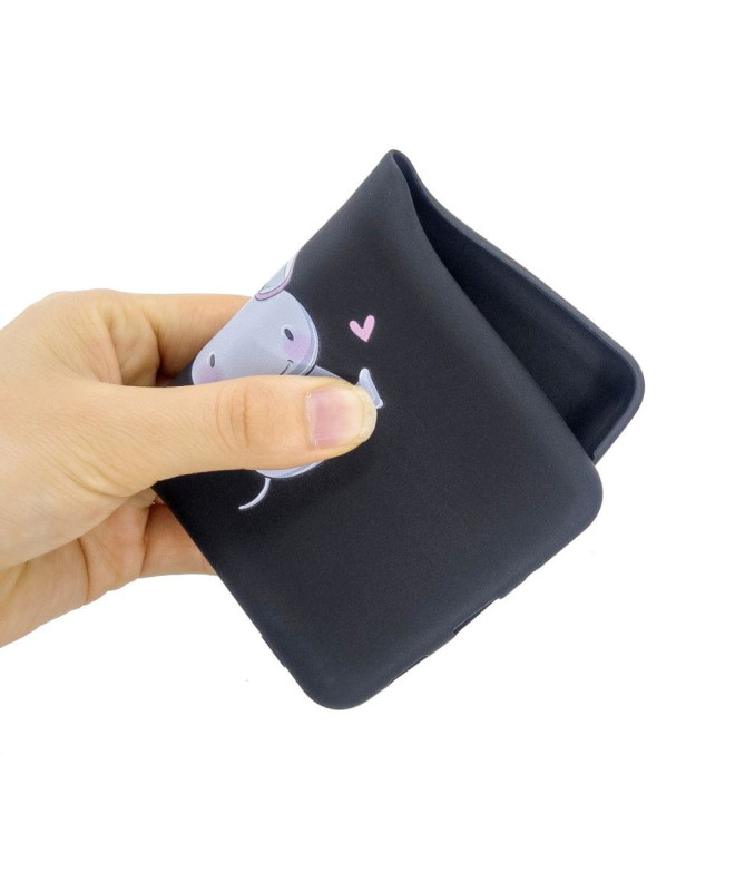 Coque Samsung Galaxy A33 5G Hippopotame à lanière