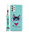 Coque Samsung Galaxy A33 5G illustration chien à lanière