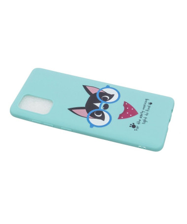 Coque Samsung Galaxy A33 5G illustration chien à lanière