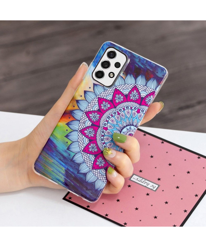 Coque Samsung Galaxy A33 5G Luminous Mandala Coloré