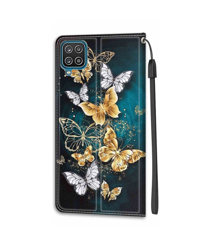 Housse Samsung Galaxy A12 / M12 Butterflies