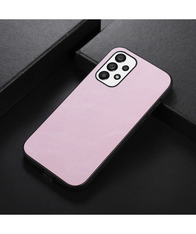 Coque Samsung Galaxy A33 5G Aspect Cuir Rétro