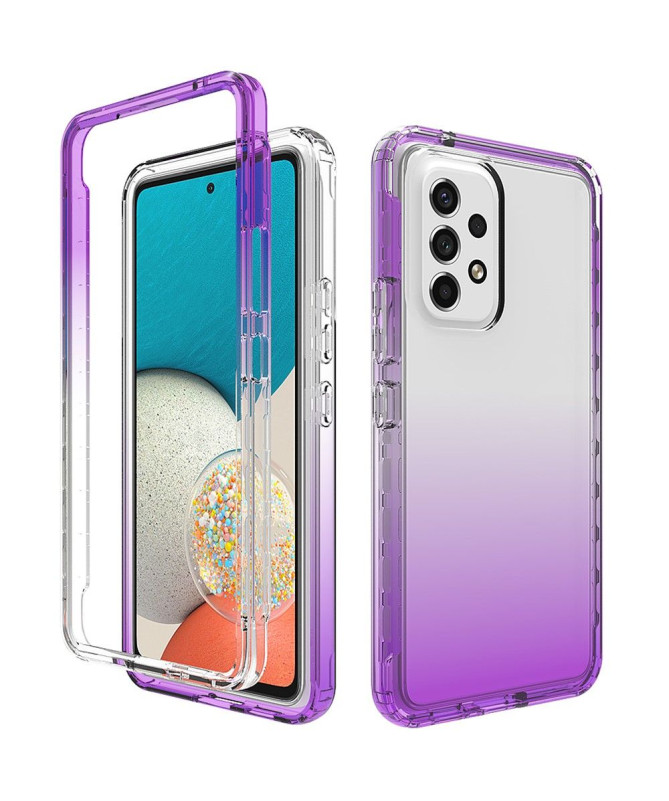 Coque Samsung Galaxy A33 5G transparent dégradé de couleur - photo 12