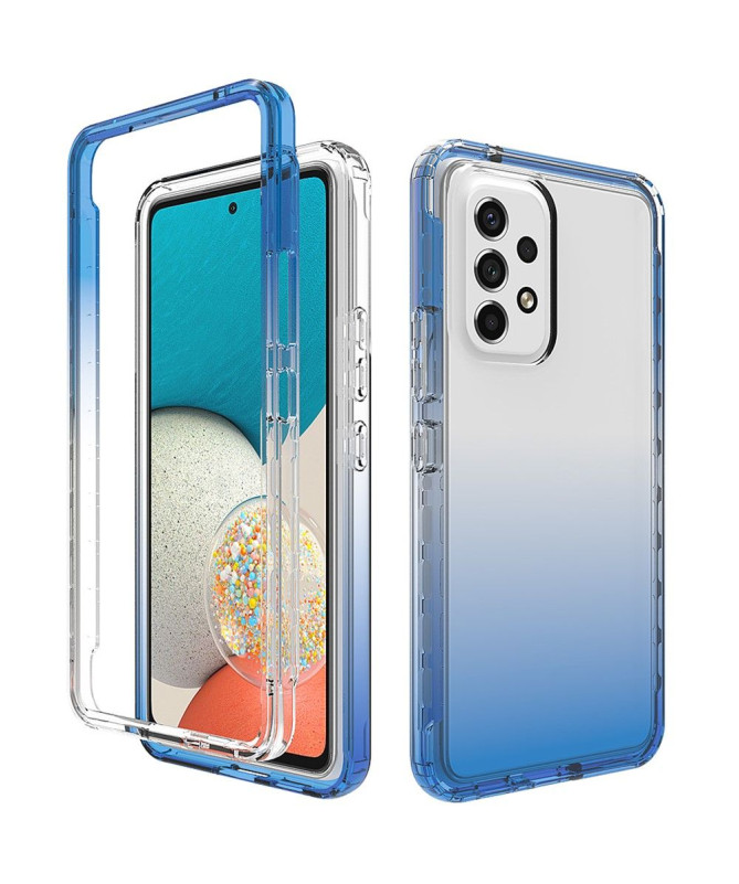 Coque Samsung Galaxy A33 5G transparent dégradé de couleur - photo 13