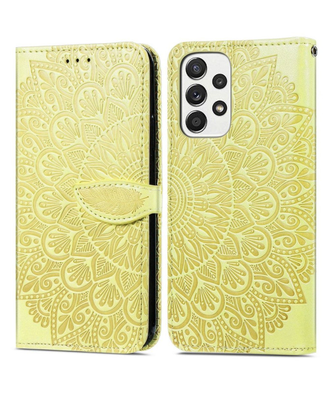Housse Samsung Galaxy A33 5G Mandala Leaf