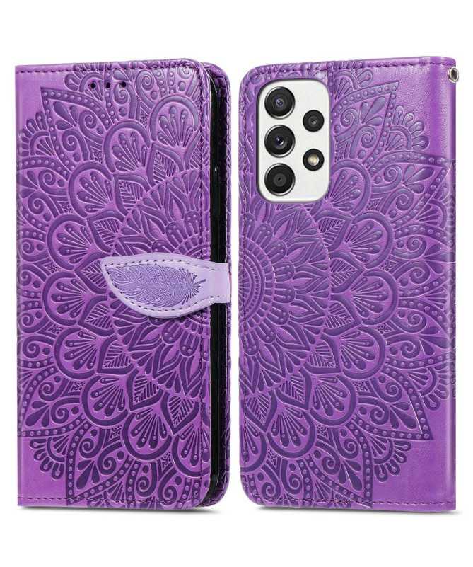 Housse Samsung Galaxy A33 5G Mandala Leaf