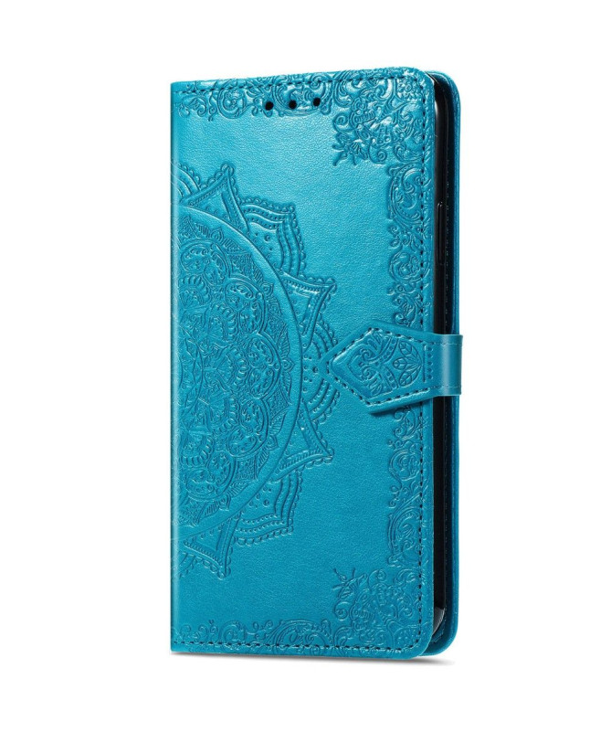 Housse Samsung Galaxy A33 5G Mandala relief en simili cuir