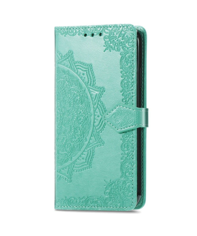 Housse Samsung Galaxy A33 5G Mandala relief en simili cuir