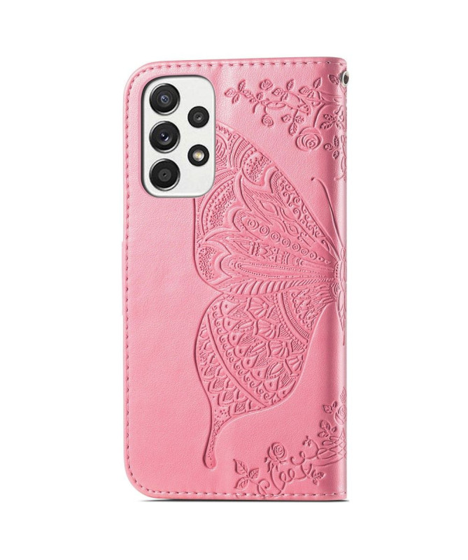 Housse Samsung Galaxy A33 5G Papillon Relief