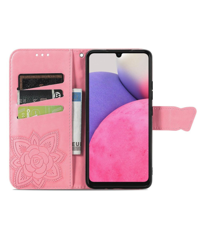 Housse Samsung Galaxy A33 5G Papillon Relief