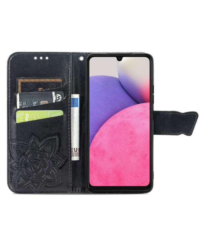 Housse Samsung Galaxy A33 5G Papillon Relief