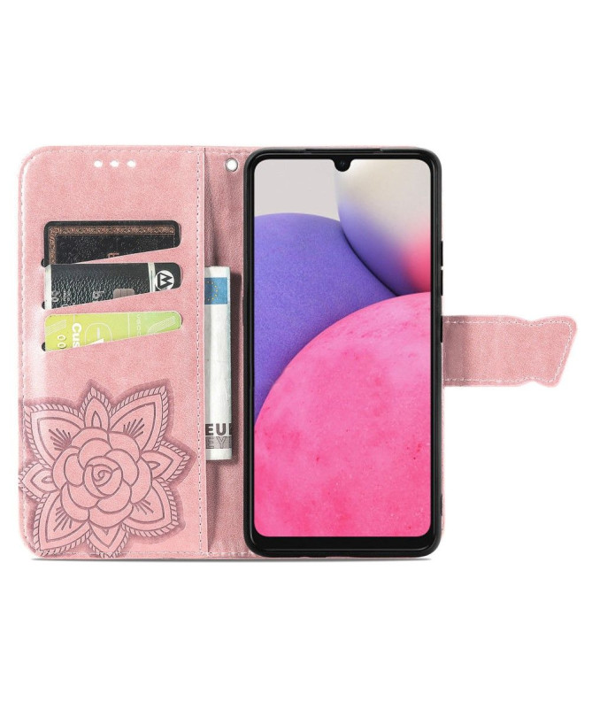 Housse Samsung Galaxy A33 5G Papillon Relief