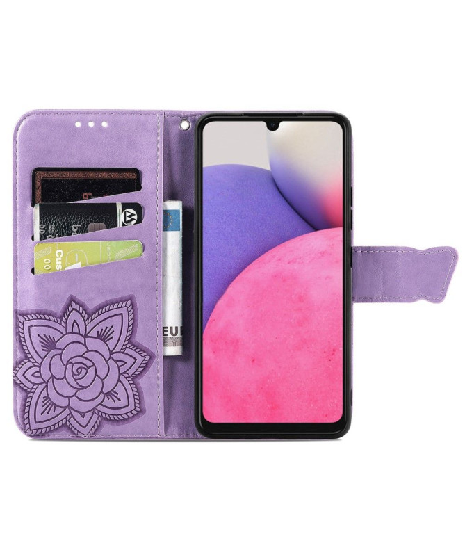 Housse Samsung Galaxy A33 5G Papillon Relief