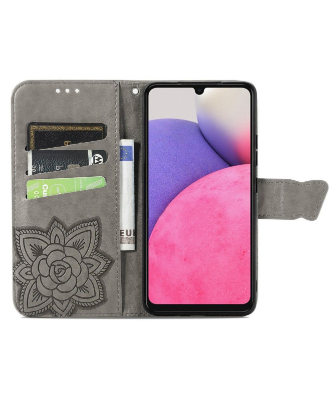 Housse Samsung Galaxy A33 5G Papillon Relief