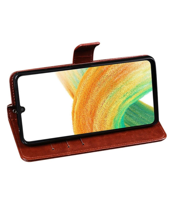 Housse Samsung Galaxy A33 5G IDEWEI Folio Effet Cuir