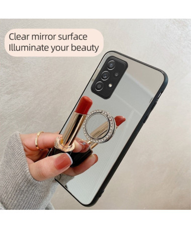 Coque Samsung Galaxy A33 5G effet miroir avec anneau