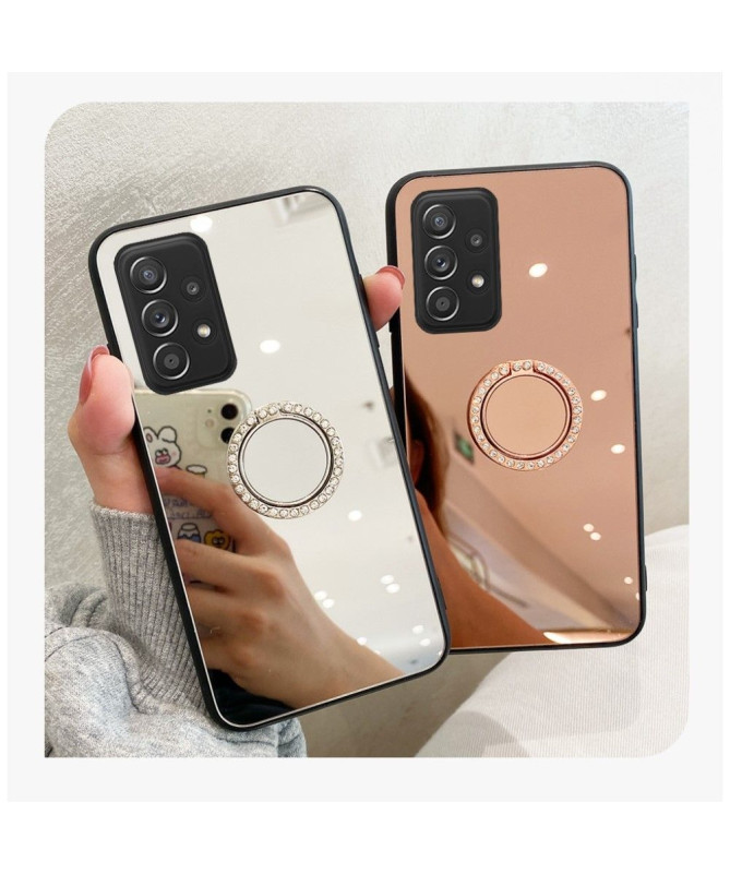 Coque Samsung Galaxy A33 5G effet miroir avec anneau