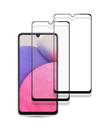 Protections d'écran Samsung Galaxy A33 5G en verre trempé Full Size (2 pièces)