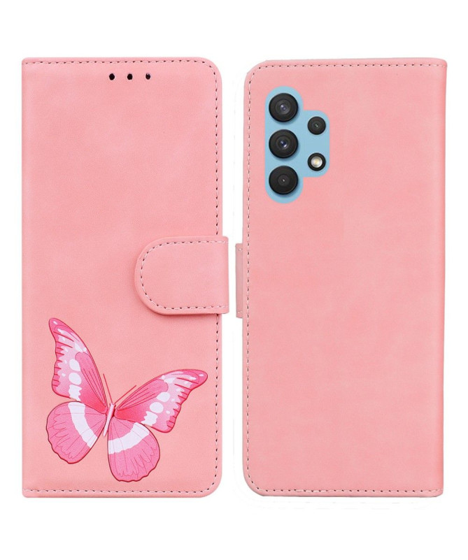 Housse Samsung Galaxy A32 4G Protection Papillon Coloré