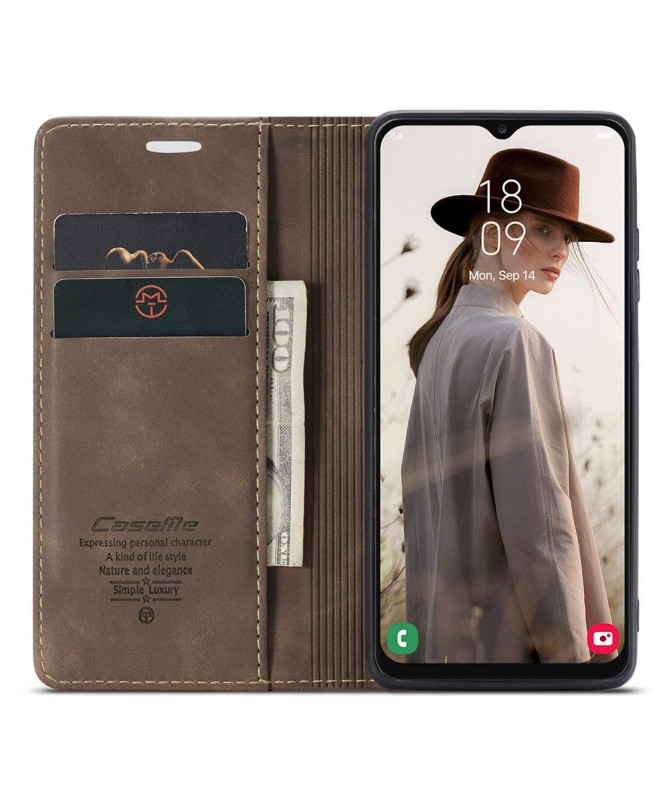Housse Samsung Galaxy A13 CASEME 013 Series imitation cuir