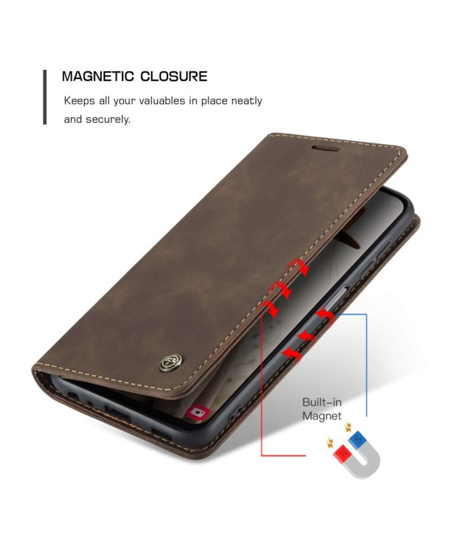 Housse Samsung Galaxy A13 CASEME 013 Series imitation cuir