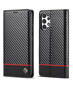 Housse Samsung Galaxy A13 effet cuir fibre de carbone