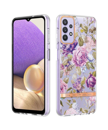 Coque Samsung Galaxy A13 La Pivoine violette