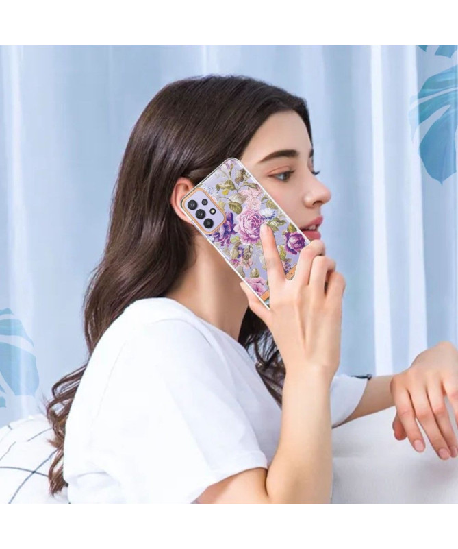 Coque Samsung Galaxy A13 La Pivoine violette