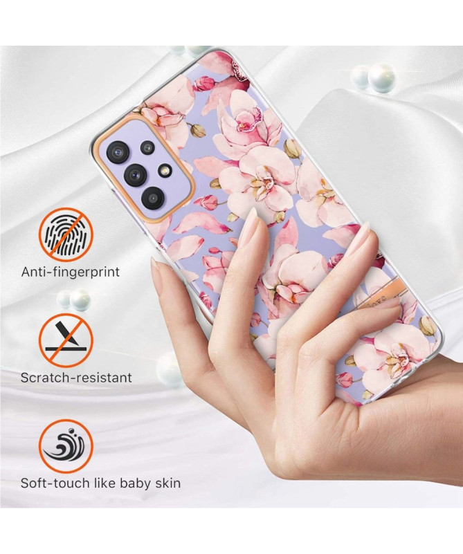 Coque Samsung Galaxy A13 Gardénia fleur rose