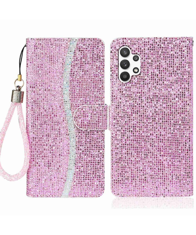 Housse Samsung Galaxy A13 Glitter Porte Cartes