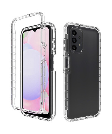 Coque Samsung Galaxy A13 transparent dégradé de couleur