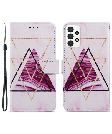 Housse Samsung Galaxy A13 Design Triangles