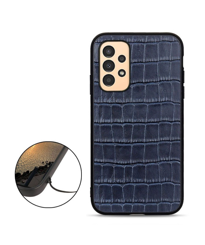 Coque Samsung Galaxy A13 Chic aspect peau de croco