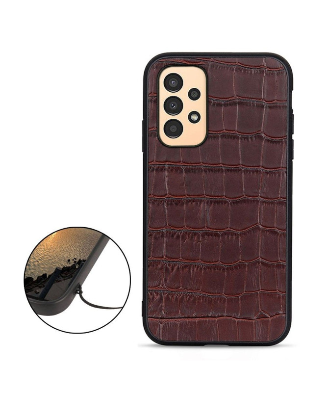 Coque Samsung Galaxy A13 Chic aspect peau de croco