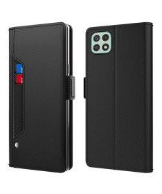 Housse Samsung Galaxy A22 5G premium porte cartes avec miroir