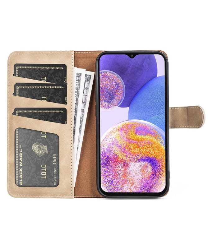 Housse Samsung Galaxy A23 5G Stand Folio Bicolore