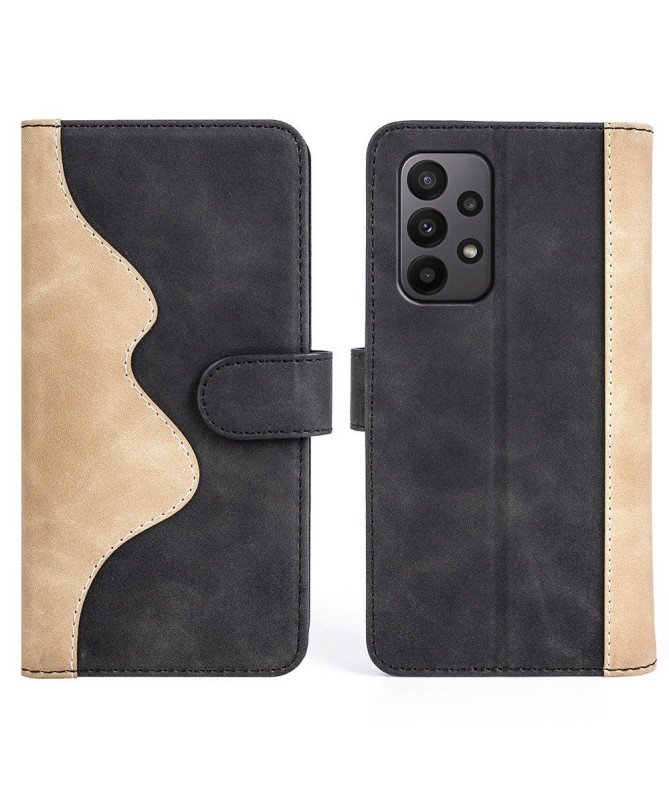 Housse Samsung Galaxy A23 5G Stand Folio Bicolore