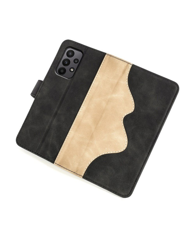 Housse Samsung Galaxy A23 5G Stand Folio Bicolore