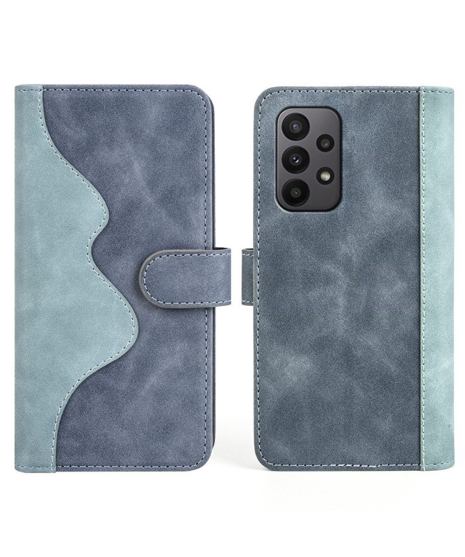 Housse Samsung Galaxy A23 5G Stand Folio Bicolore
