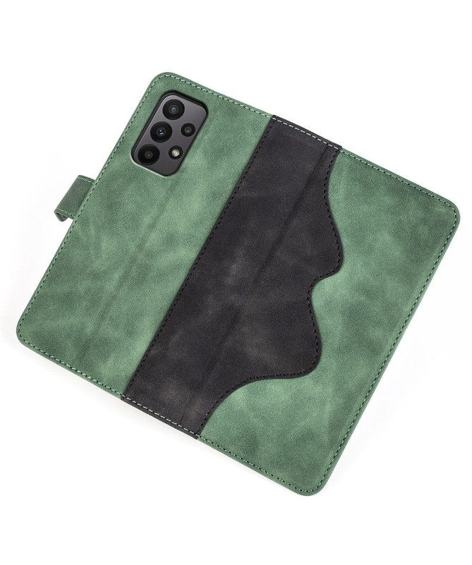 Housse Samsung Galaxy A23 5G Stand Folio Bicolore