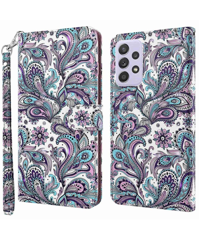 Housse Samsung Galaxy A13 Paisley Fleur