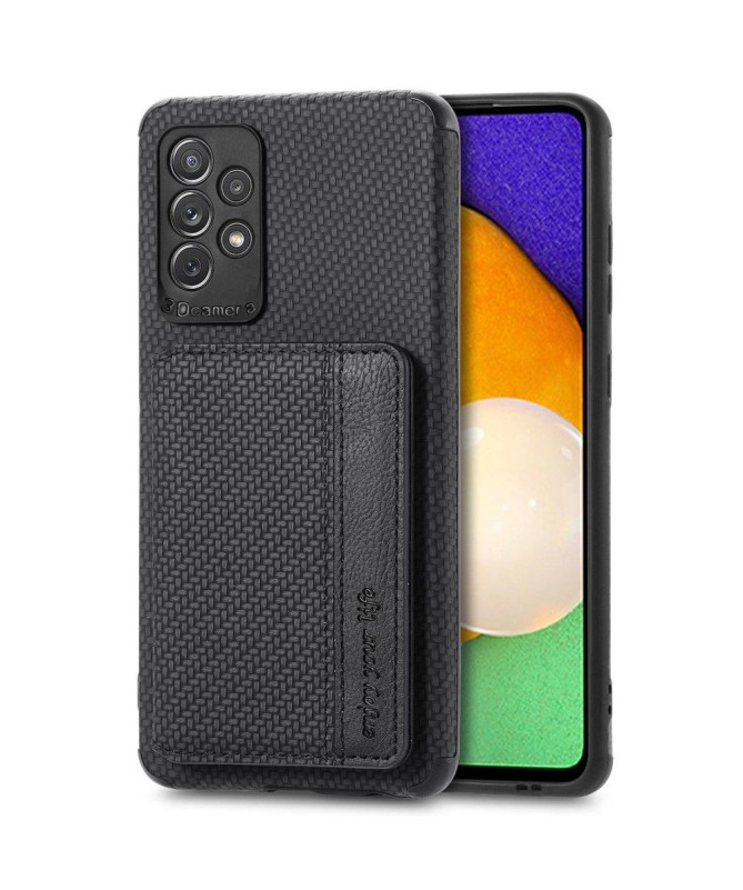 Coque Samsung Galaxy A13 Fibre Carbone Porte-Cartes