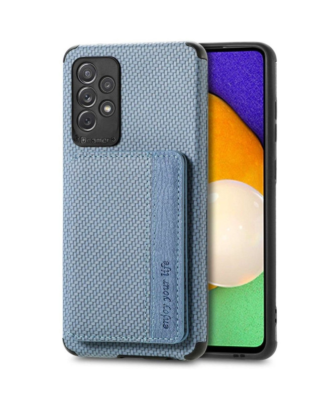 Coque Samsung Galaxy A13 Fibre Carbone Porte-Cartes