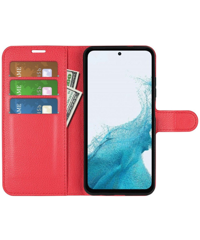 Housse Samsung Galaxy A54 5G portefeuille style cuir