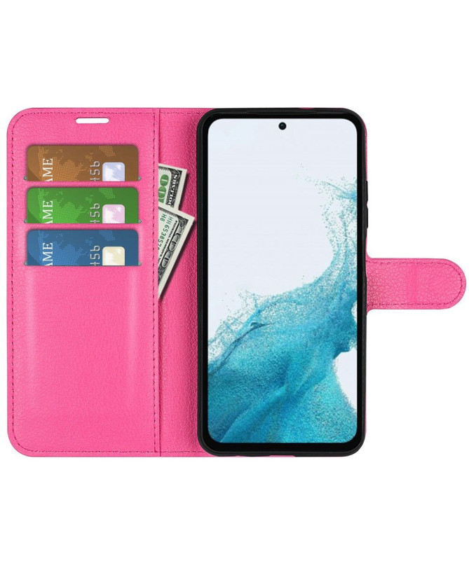 Housse Samsung Galaxy A54 5G portefeuille style cuir